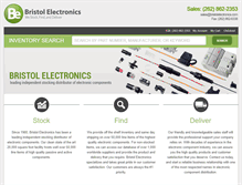 Tablet Screenshot of bristolelectronics.com